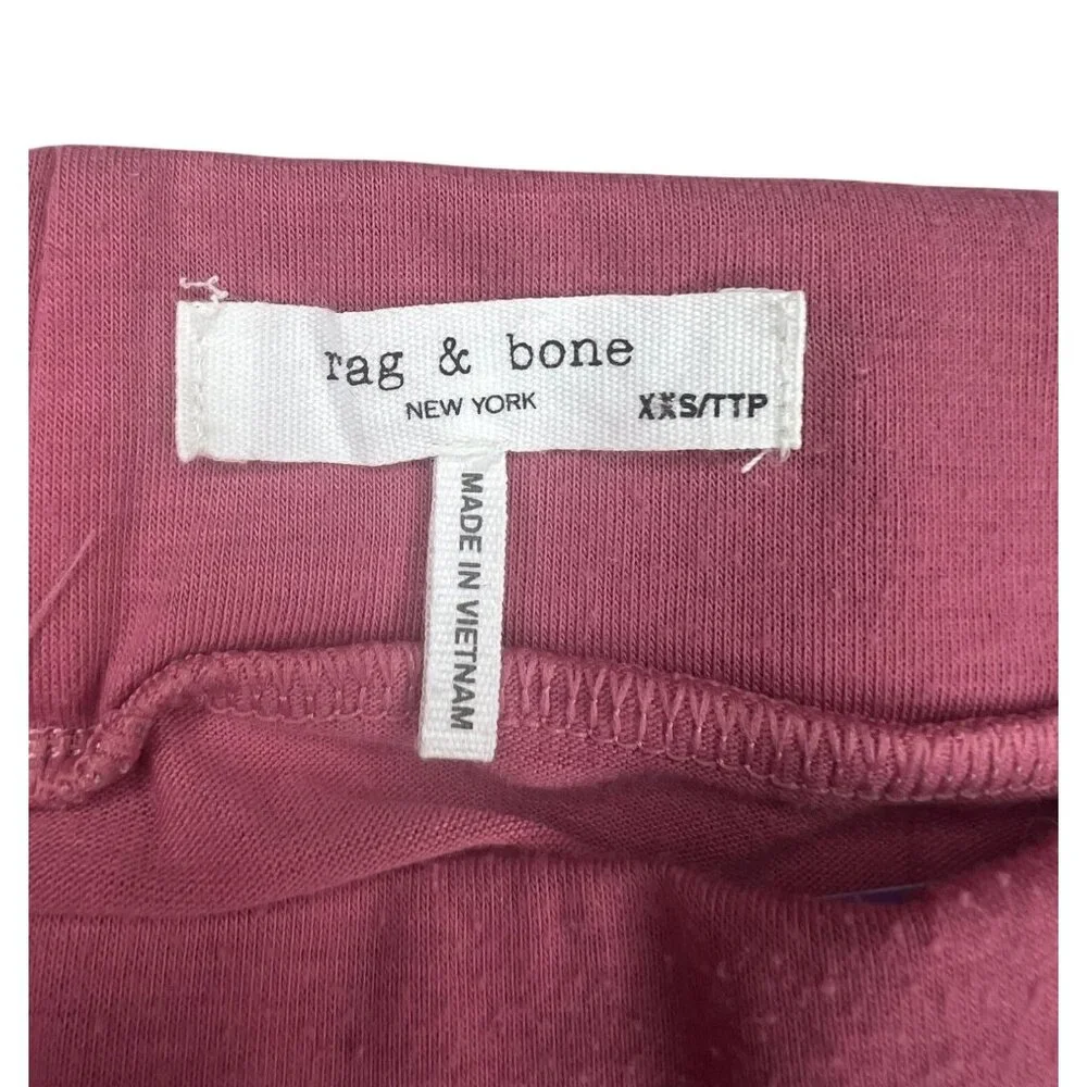 Rag & Bone Womens Pink Maxi Skirt With Side Slits Size XXS - Picture 10 of 12